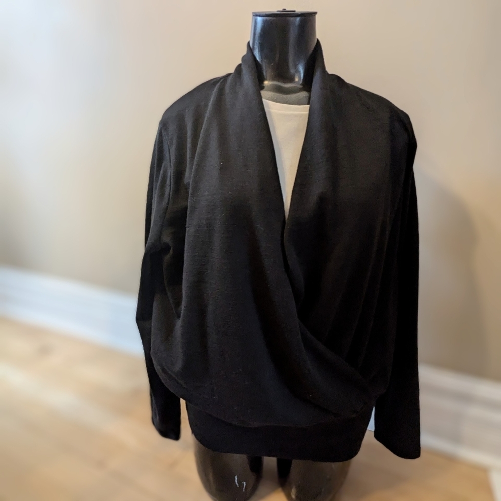 Waterfall Draped Sweater Women's Large